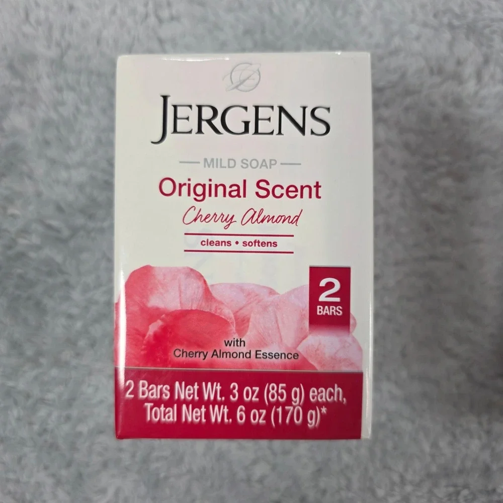 Jergens Mild Cherry Almond Bar Soap Original Scent 3oz 6-Pack Unisex Skincare